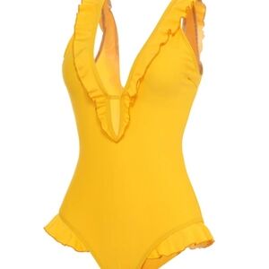 Yellow 1960s swimsuit